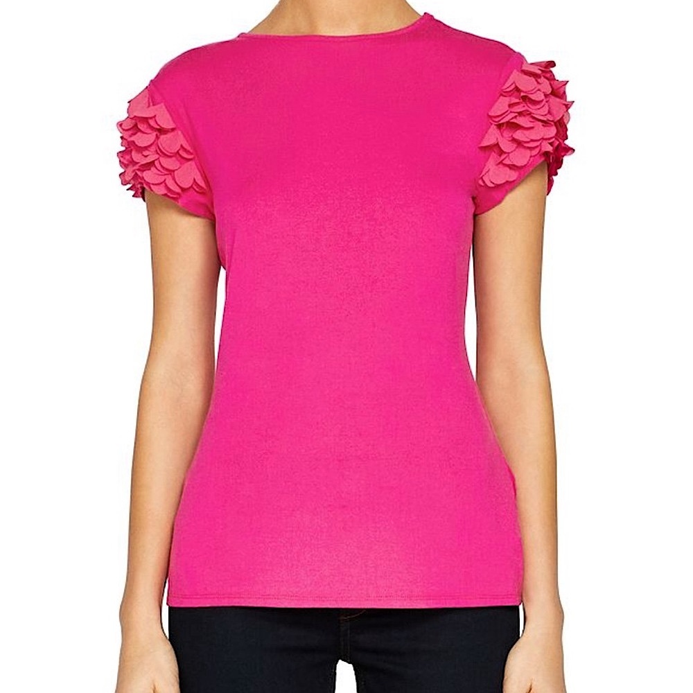Ted Baker London Blere Floral Appliqué Tee